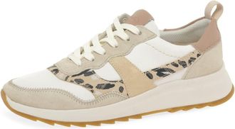 Clarks Womens Dashlite Jazz Sneaker, White Interest, 7.5 UK