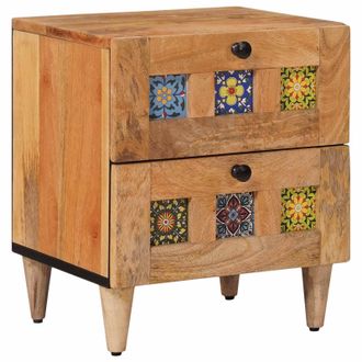 vidaXL Armario De Noche Con Caj&oacute;n Natural 40 X 33,5 X 46 Cm Vidaxl