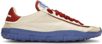 Dolce & Gabbana lace-up low-top sneakers - men - Calf Leather/Lambskin/Rubber/Acrylic/Nylon/Spandex/Elastane - 41.5 - Neutrals