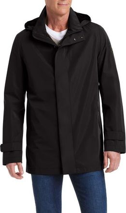 Vince Camuto Raintek Hooded Jacket in Black at Nordstrom, Size Xx-Large