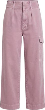Trussardi Pantalones Cargo Anchos - Trousers - Mujer - P&uacute;rpura - S