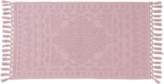 French Connection Nellore Fringe Bath Rug in Lilac Pink at Nordstrom Rack, Size 26X49