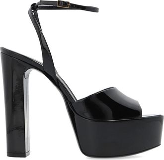 Saint Laurent High Heel Sandals, female, Black, Size: 8 1/2 US Sandalo