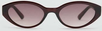 Mango Occhiali da sole montatura acetato marrone - Donna - Taglia unica - MANGO