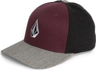 Volcom Full Stone Heather Flexfit Hat Cap f&uuml;r Herren | grau