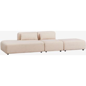 Sklum Sklum - Sof&aacute; Modular De 2 Piezas Con Div&aacute;n Izquierdo Y Puff Fogler