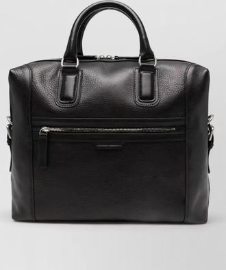 Officine Creative jules 007 leather business laptop briefcase