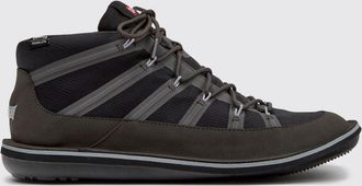 Camper Beetle Bicolor Slip-On Ankle Boots in Technical Fabric and Suede