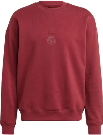 adidas FC Bayern Lifestyler Sweatshirt Burgundy HY3308