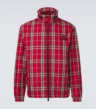 Burberry Burberry Check technical blouson jacket