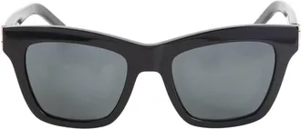 Saint Laurent Black M160 Square Sunglasses