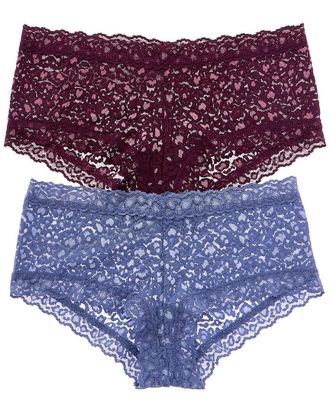Hanky Panky Set Of 2 Xdye Leopard Boyshort