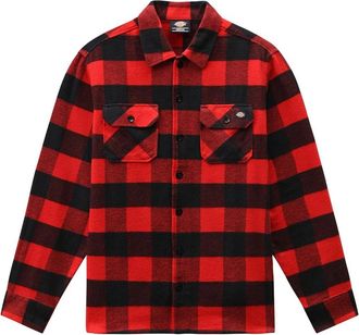 Dickies Vintage Overhemd Collectie - Heren - Casual Overhemden - Rood - XS - Overhemden