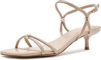Calvin Klein Rivine Womens Sandals Light Natural : 7.5 M, Leather