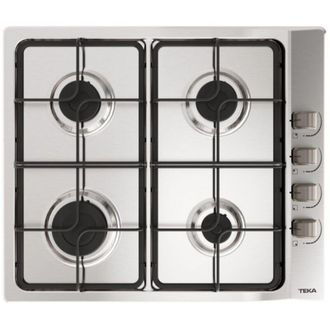 Teka E/60.3 4g Nat - Encimera De Gas 4 Zonas Coccion Ancho 60 Cm Gas Natural
