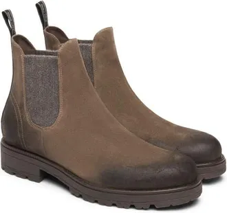 Nero Giardini Chelsea Boot in Dark Taupe at Nordstrom, Size 45