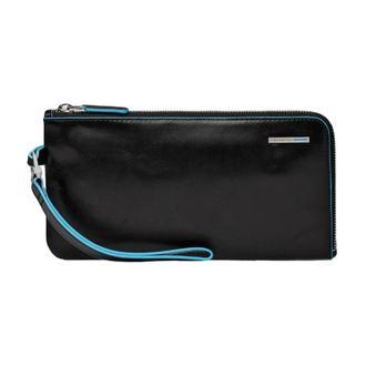 Piquadro Blue Square Wristlet