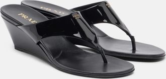 Prada Patent leather thong sandals