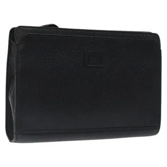 Burberry Pre-owned Clutches, female, Black, Size: ONE SIZE Pre-owned Vintage Clutch