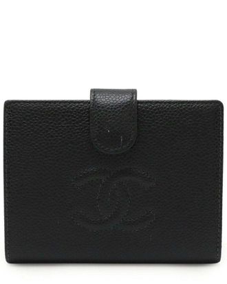 Chanel Caviar Leather Bifold Wallet Black (Authentic Pre-Loved)