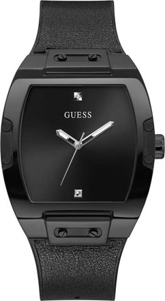 Guess Phoenix Watch - Heren - Horloges - Zwart - ONE Size - Leer - Accessoires