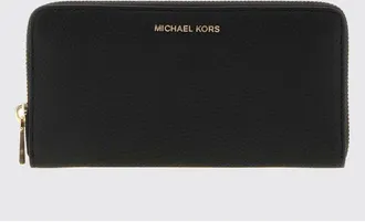 Michael Kors Portafoglio Continental Jet Set in pelle con chiusura zip around