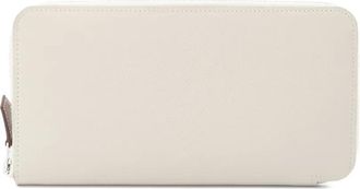 Herm&egrave;s 2025 Azap portemonnee met rits - Beige