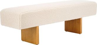 Safavieh Ryer Faux Shearling Bench