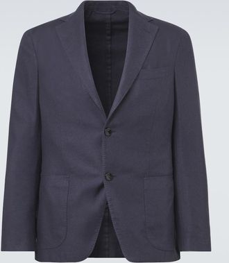 Agnona Blazer de seda y cachemir