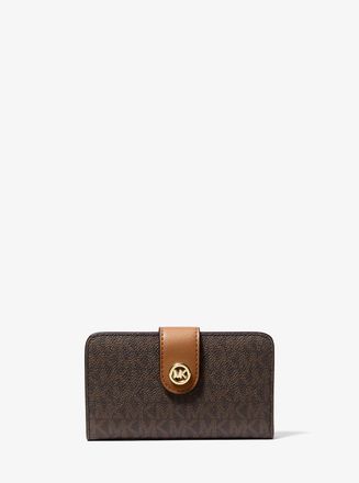 Michael Kors MK Pop Charm Medium Signature Logo Wallet