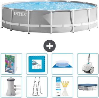 Intex Piscina Prism Frame Redonda - 427x107 Cm - 9-piezas S531