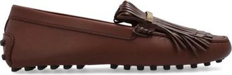 Tod's Loafers type schoenen - Dames - Loafers - Bruin - 36 EU - Leer - Schoenen