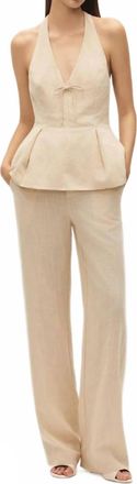 Elodie Carina Pants In Beige