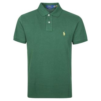 Polo Ralph Lauren Polo Shirts, male, Green, Size: XL Polo Slim Fit