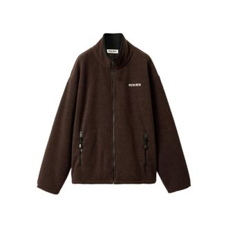 Miu Miu Logo-embroidered Jacket