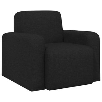 vidaXL Vidaxl Poltrona Nero Tessuto