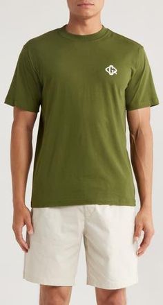 Quiet Golf Old Timers Logo Graphic T-Shirt in Olive at Nordstrom Rack, Size Small