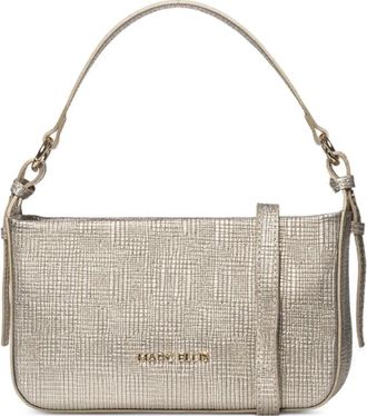 Marc Ellis Cleo Schoudertas - Dames - Schoudertassen - Beige - ONE Size - Su&egrave;de - Tassen
