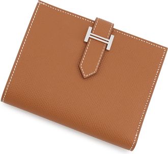 Herm&egrave;s Gold Epsom Leather Wallet (Bi-Fold) (Pre-Owned)