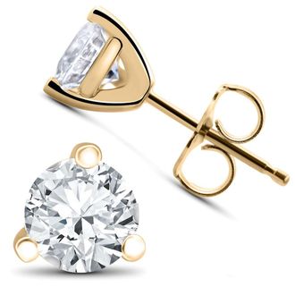 Pompeii3 3/4 ct TDW Lab Grown Diamond Martni Studs Lab Grown