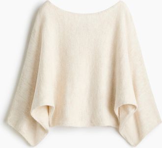H&M Pullover mit Fledermaus&auml;rmeln - Beige