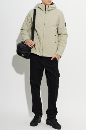Stone Island Insulated Hooded Jacket, Mens, Grey