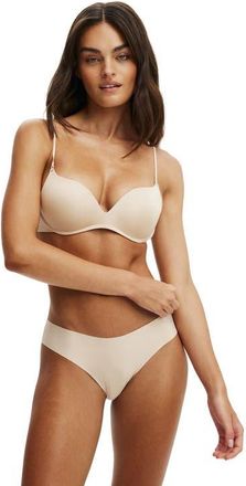 Cotton On Womens Body Bestee Wirefree Push-Up Bra in Frappe at Nordstrom, Size Medium