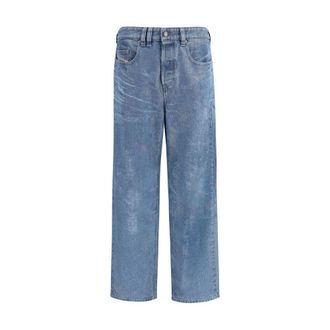 Diesel Cotton Straight-Leg Mens Jeans