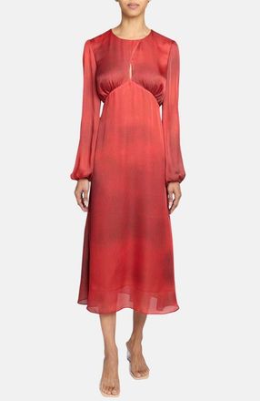 Santorelli Imani Midi Dress in Scarlet at Nordstrom, Size 4