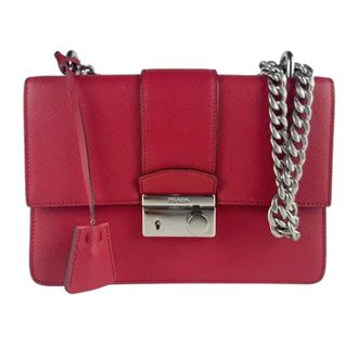 Prada Pre-owned Shoulder Bags, female, Red, Size: ONE SIZE Pre-owned Vintage Shoulder Bag