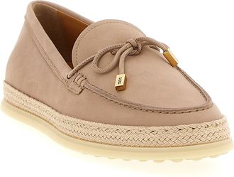Tod's Womens Multicolor Calfskin Espadrilles Shoe