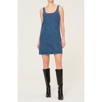 DL1961 Adeline Sleeveless Denim Minidress in North Beach at Nordstrom Rack, Size X-Small