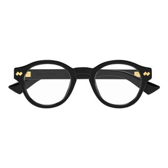 Bottega Veneta Glasses, unisex, Black, Size: 49 MM Bv1444Oa Optical Frame