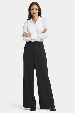 NYDJ Brede Pantalon Zwart | Zwart